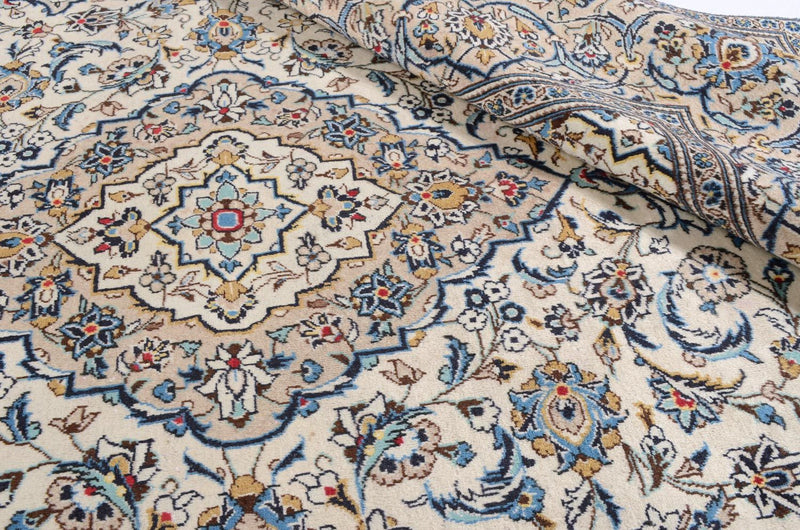 Perzisch tapijt - Keshan - 300 x 198 cm - beige