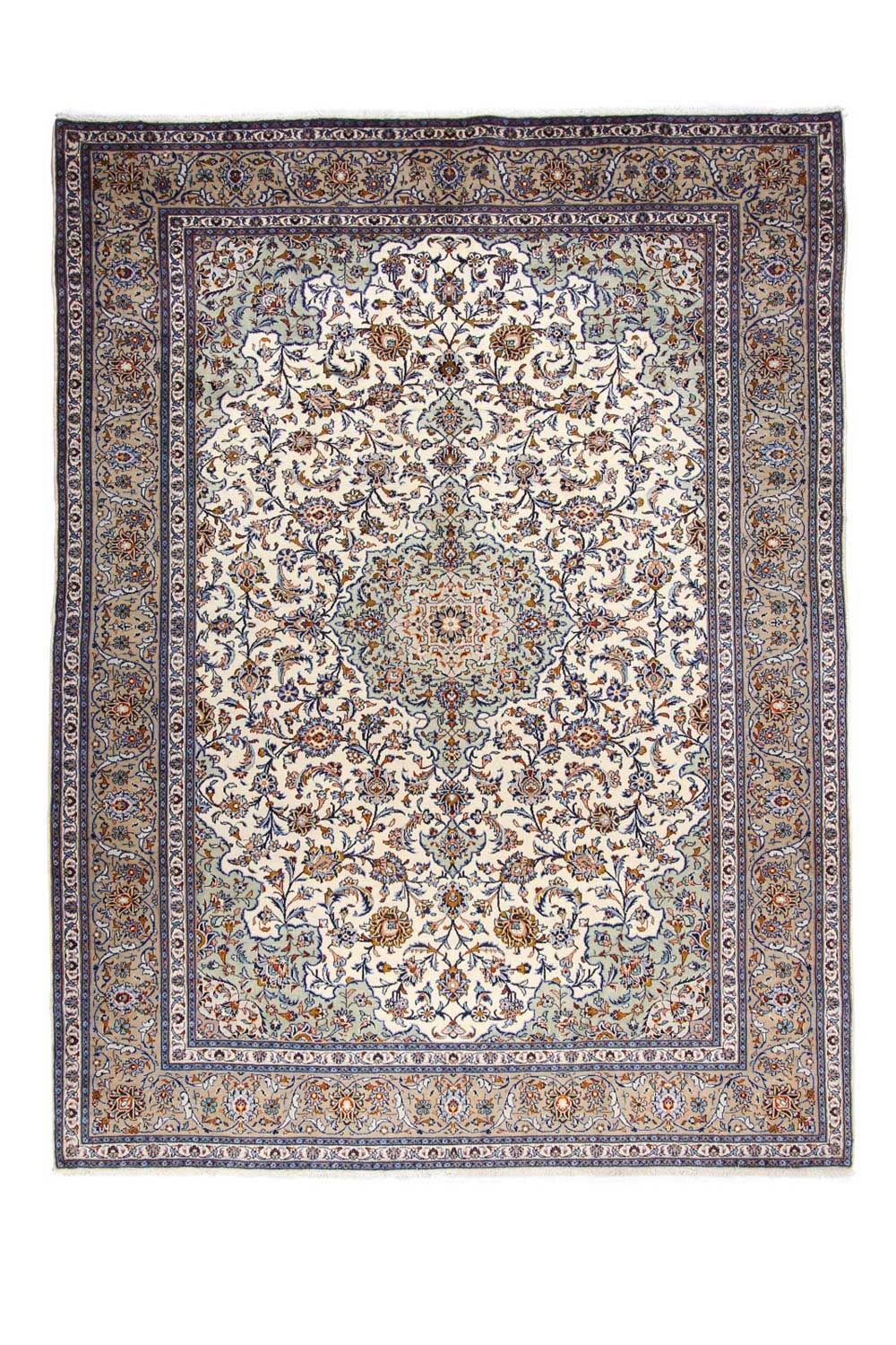 Perzisch tapijt - Keshan - 398 x 300 cm - beige