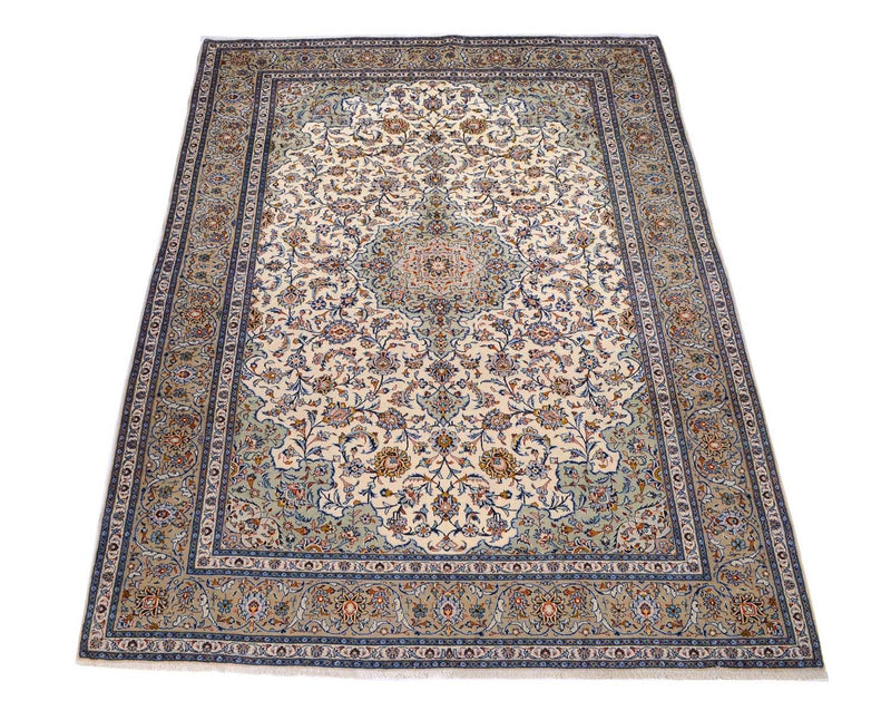 Perzisch tapijt - Keshan - 398 x 300 cm - beige
