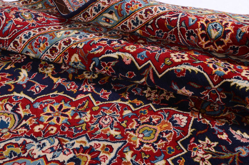 Perzisch tapijt - Keshan - 368 x 246 cm - blauw