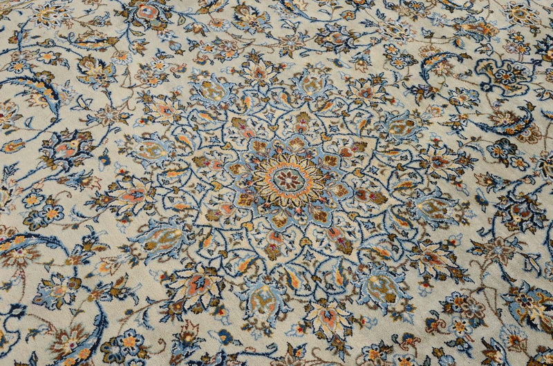 Perzisch tapijt - Keshan - 363 x 240 cm - groen