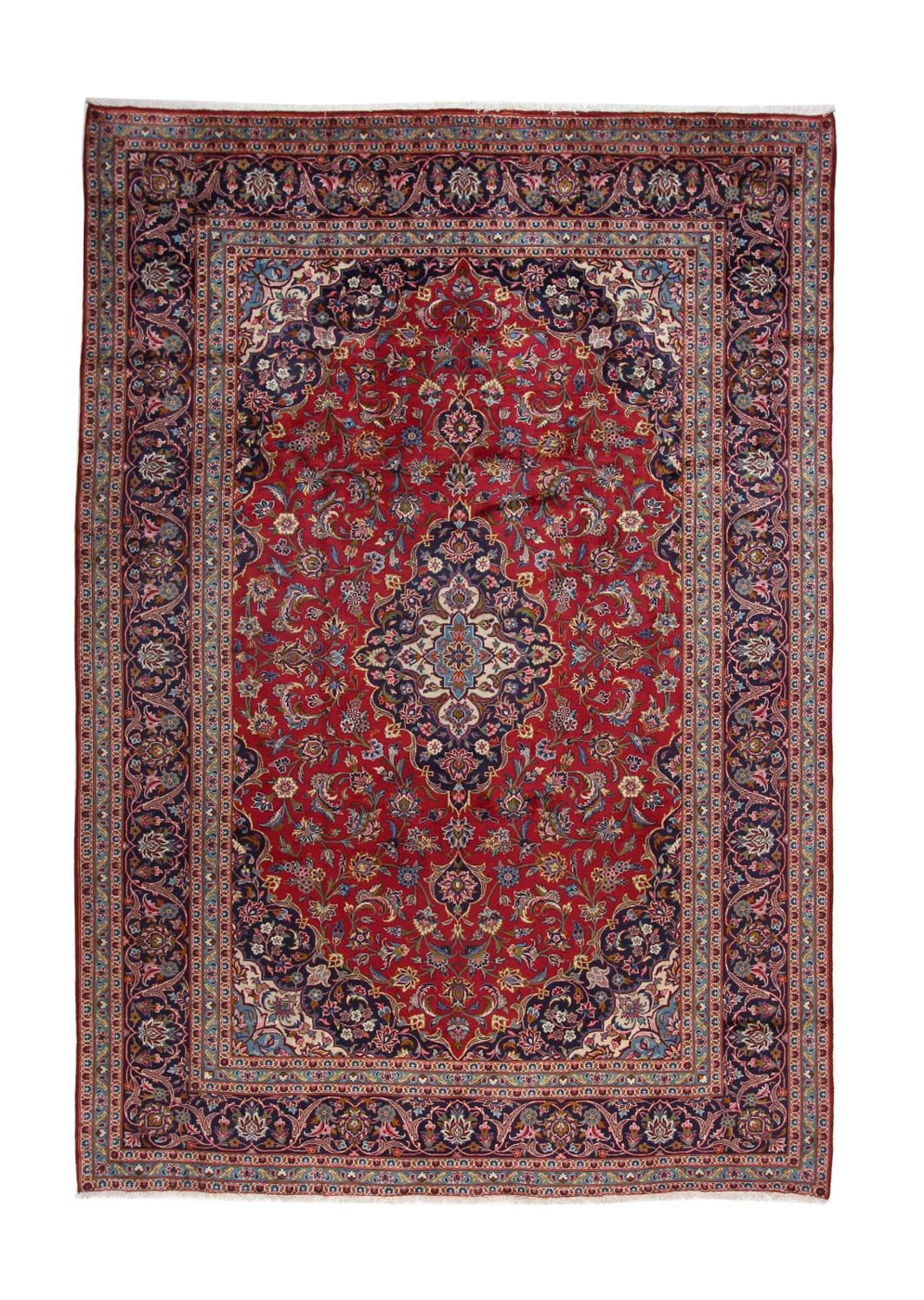 Perzisch tapijt - Keshan - 353 x 244 cm - rood