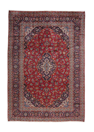 Perzisch tapijt - Keshan - 353 x 244 cm - rood