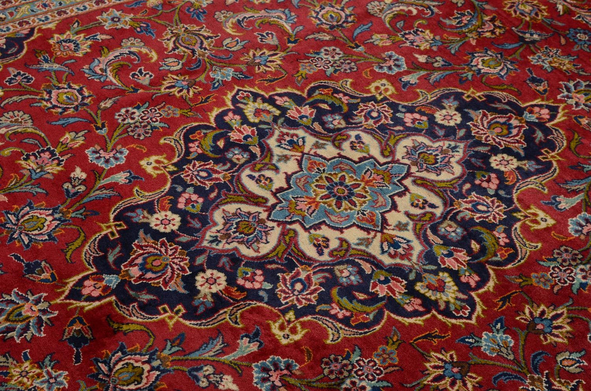 Perzisch tapijt - Keshan - 353 x 244 cm - rood