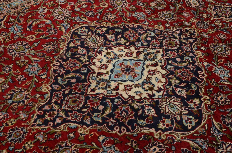 Perzisch tapijt - Keshan - 357 x 246 cm - rood