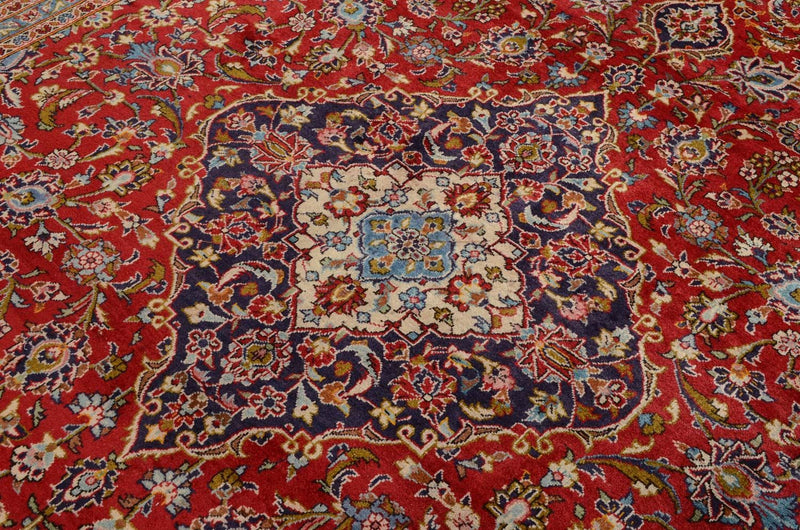 Perzisch tapijt - Keshan - 366 x 244 cm - rood