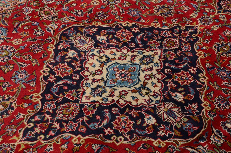 Perzisch tapijt - Keshan - 345 x 237 cm - rood