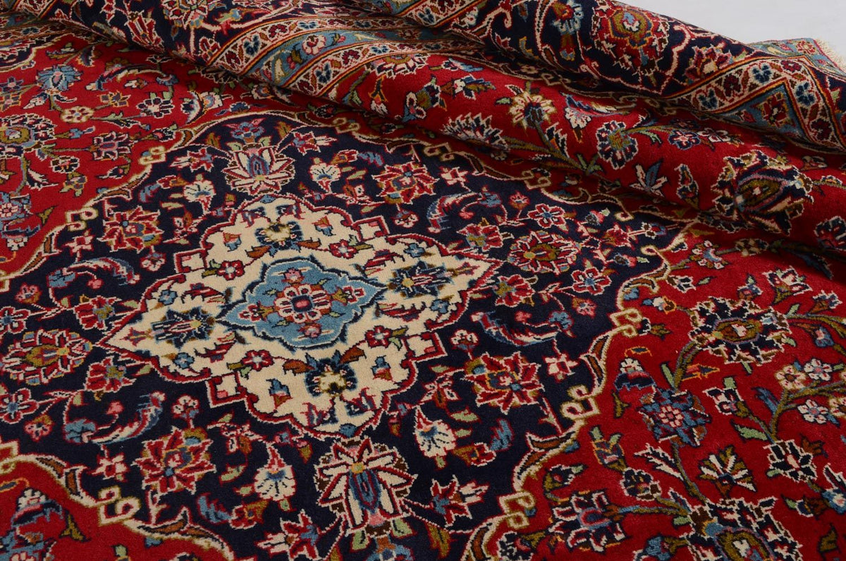 Perzisch tapijt - Keshan - 345 x 237 cm - rood