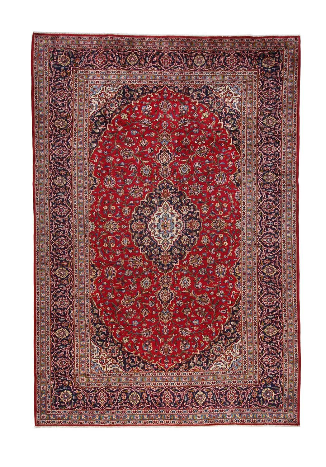 Perzisch tapijt - Keshan - 359 x 242 cm - rood
