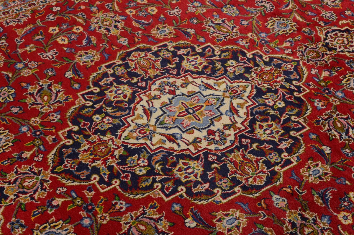 Perzisch tapijt - Keshan - 359 x 242 cm - rood