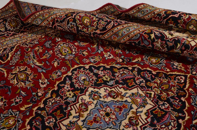 Perzisch tapijt - Keshan - 342 x 251 cm - rood