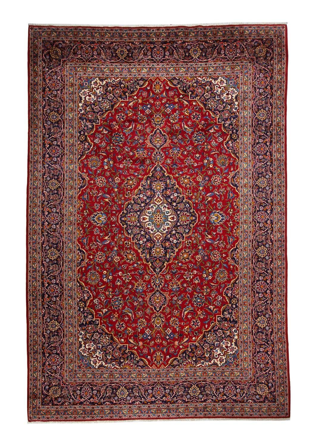 Perzisch tapijt - Keshan - 378 x 253 cm - rood