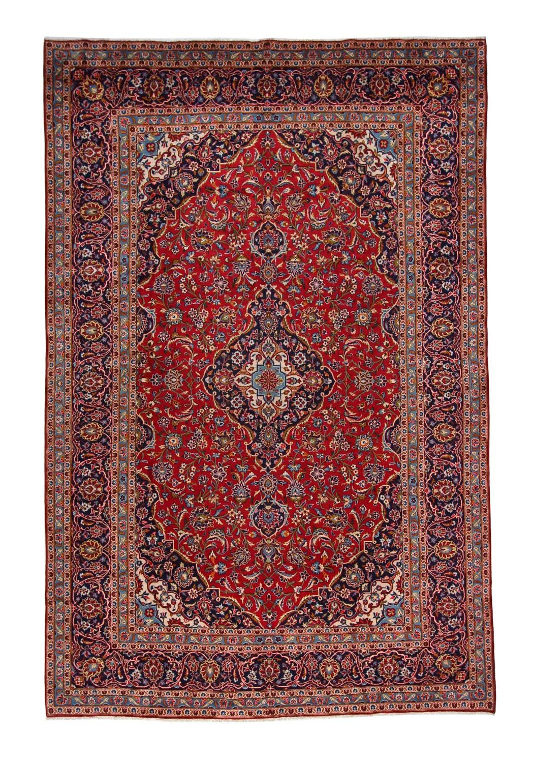 Perzisch tapijt - Keshan - 380 x 254 cm - rood