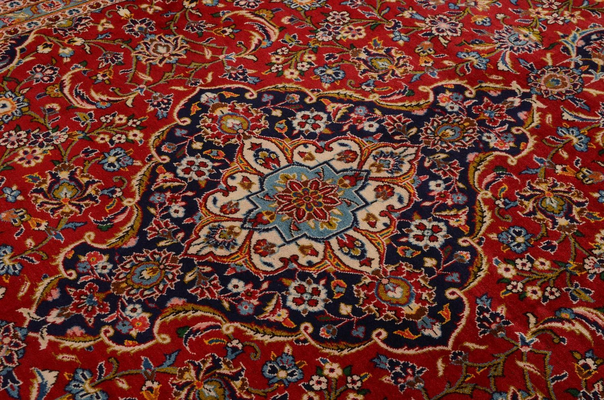Perzisch tapijt - Keshan - 380 x 254 cm - rood
