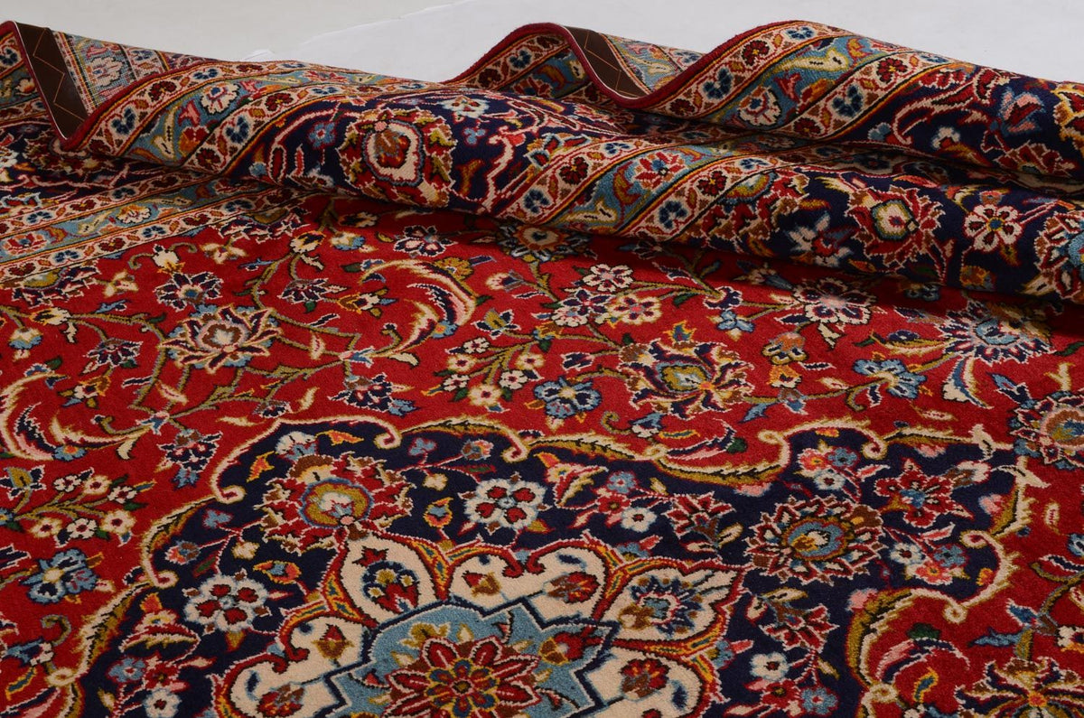 Perzisch tapijt - Keshan - 380 x 254 cm - rood