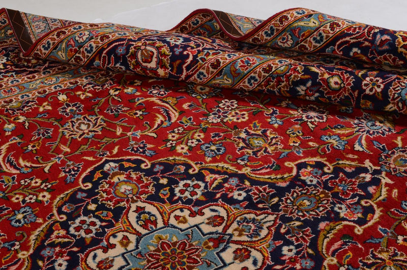 Perzisch tapijt - Keshan - 380 x 254 cm - rood