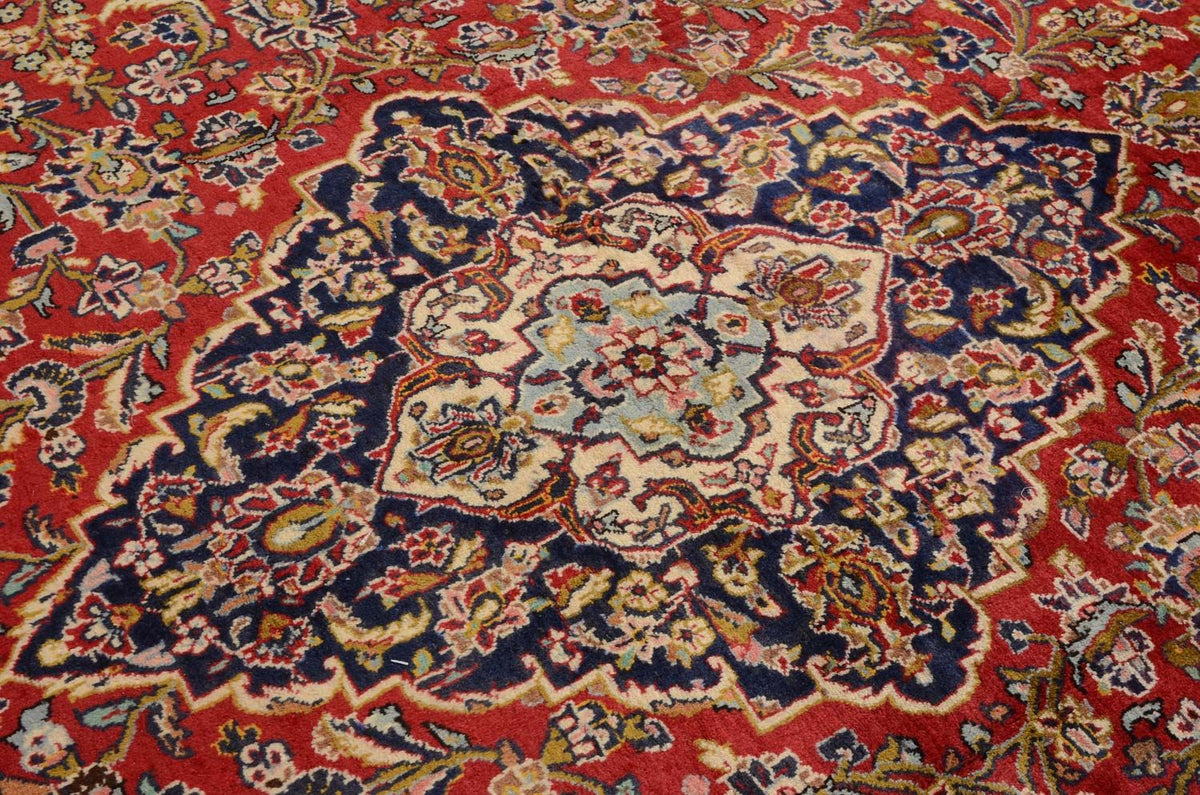 Perzisch tapijt - Keshan - 374 x 251 cm - rood