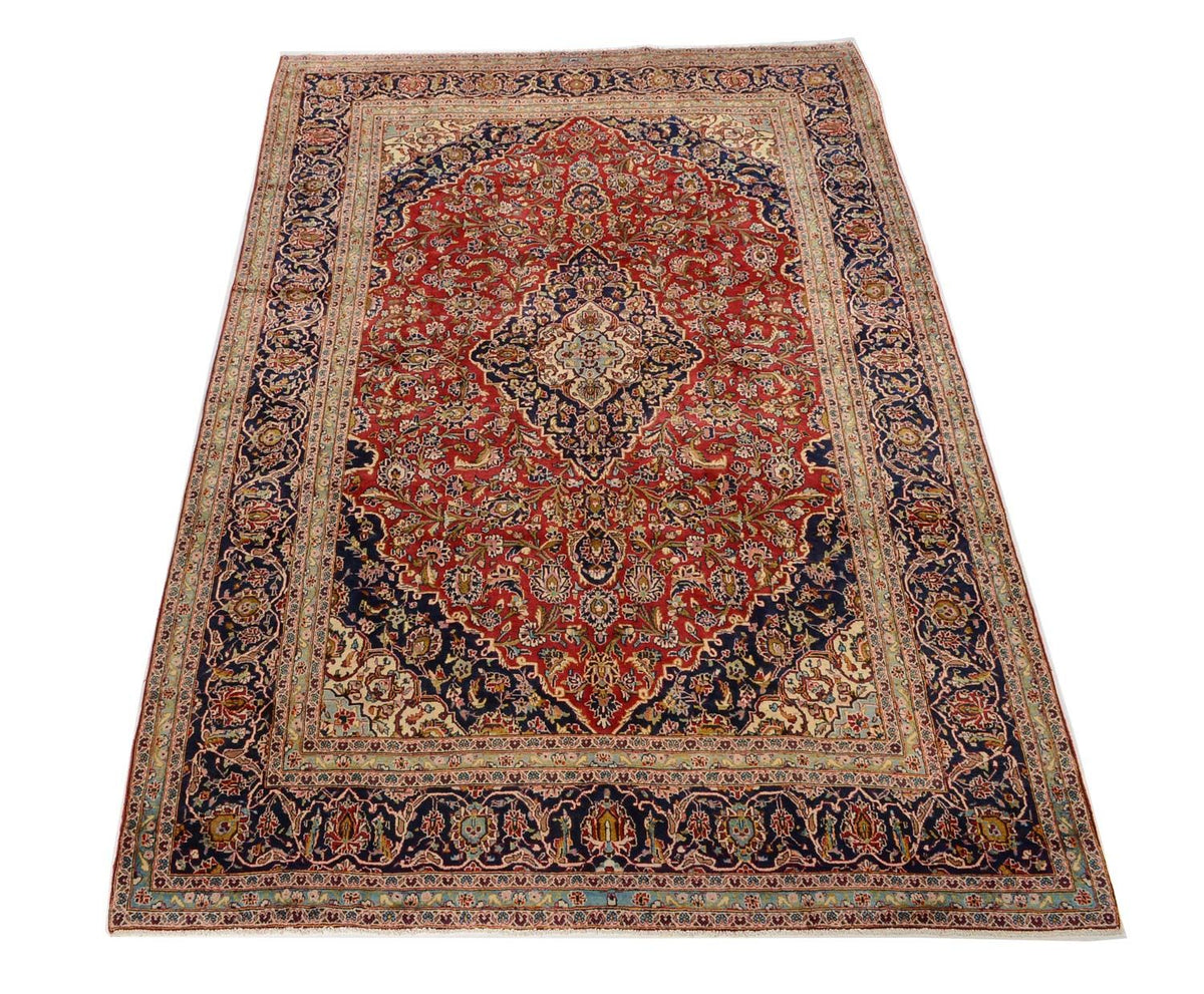 Perzisch tapijt - Keshan - 374 x 251 cm - rood