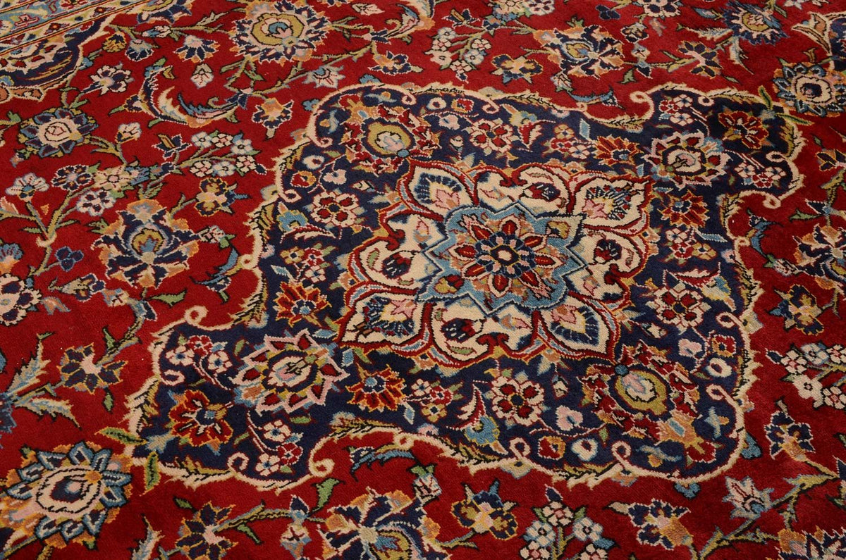 Perzisch tapijt - Keshan - 349 x 239 cm - rood
