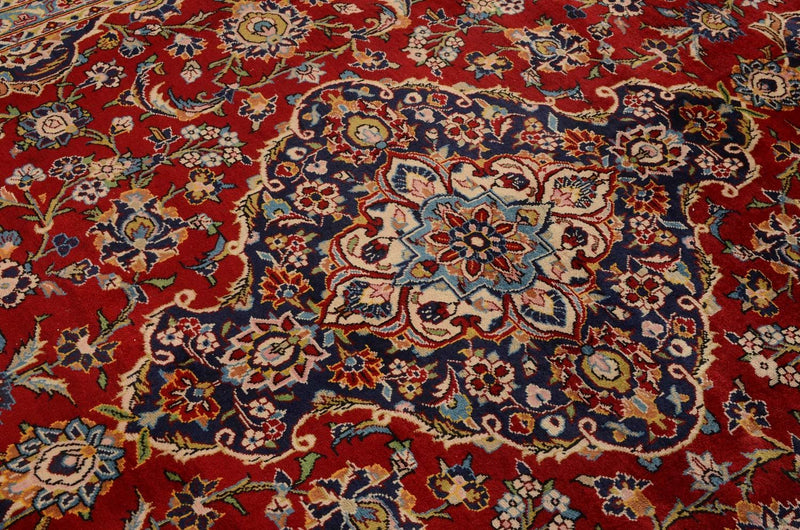 Perzisch tapijt - Keshan - 349 x 239 cm - rood