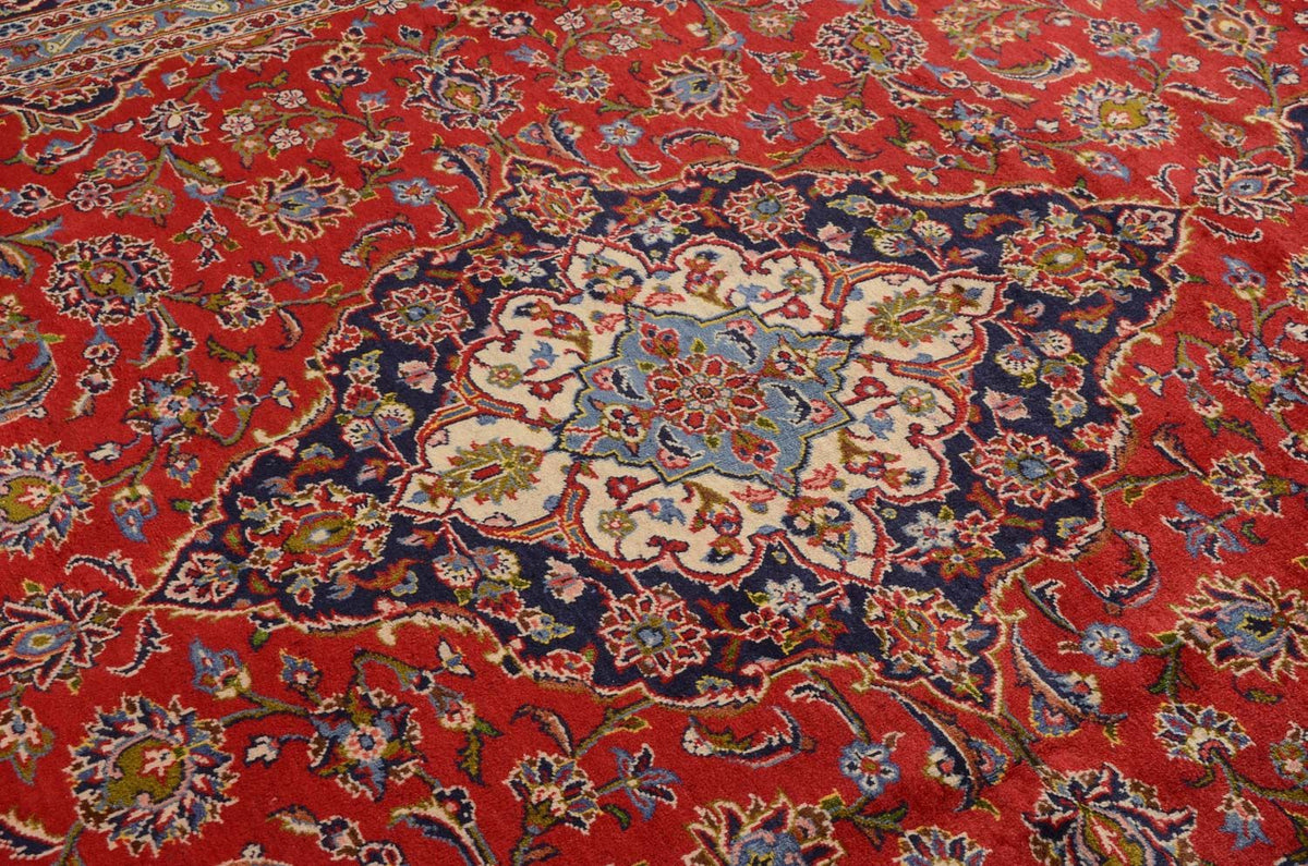 Perzisch tapijt - Keshan - 349 x 239 cm - rood