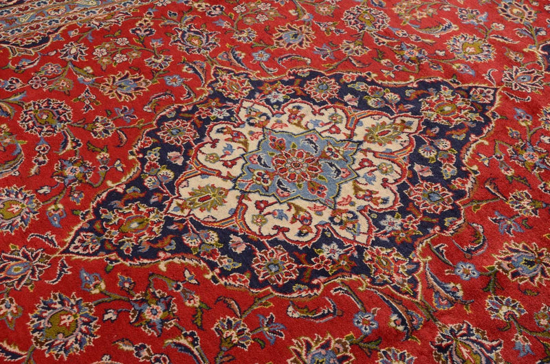 Perzisch tapijt - Keshan - 349 x 239 cm - rood
