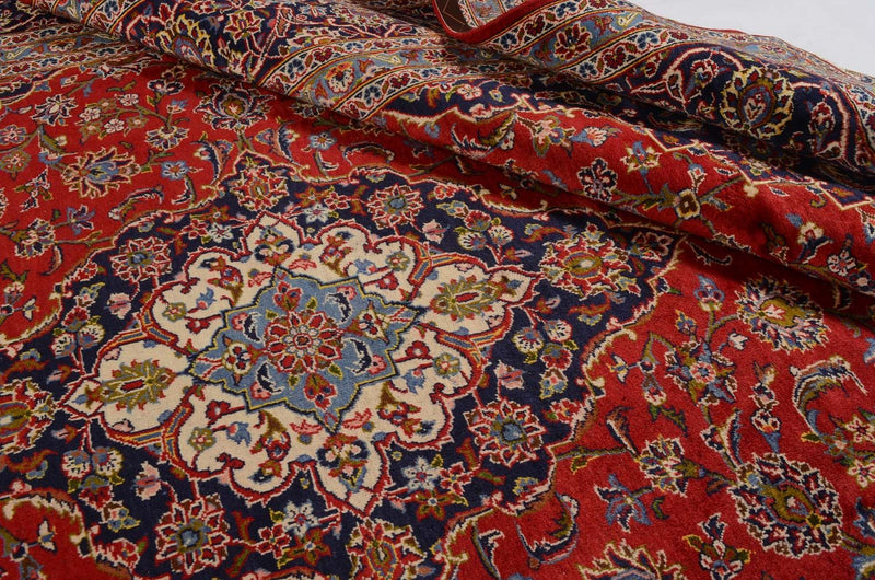 Perzisch tapijt - Keshan - 349 x 239 cm - rood