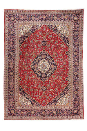 Perzisch tapijt - Keshan - 345 x 254 cm - rood