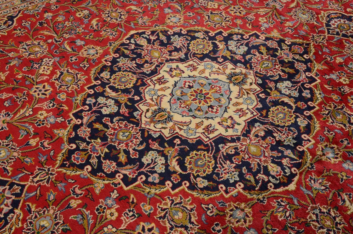 Perzisch tapijt - Keshan - 345 x 254 cm - rood