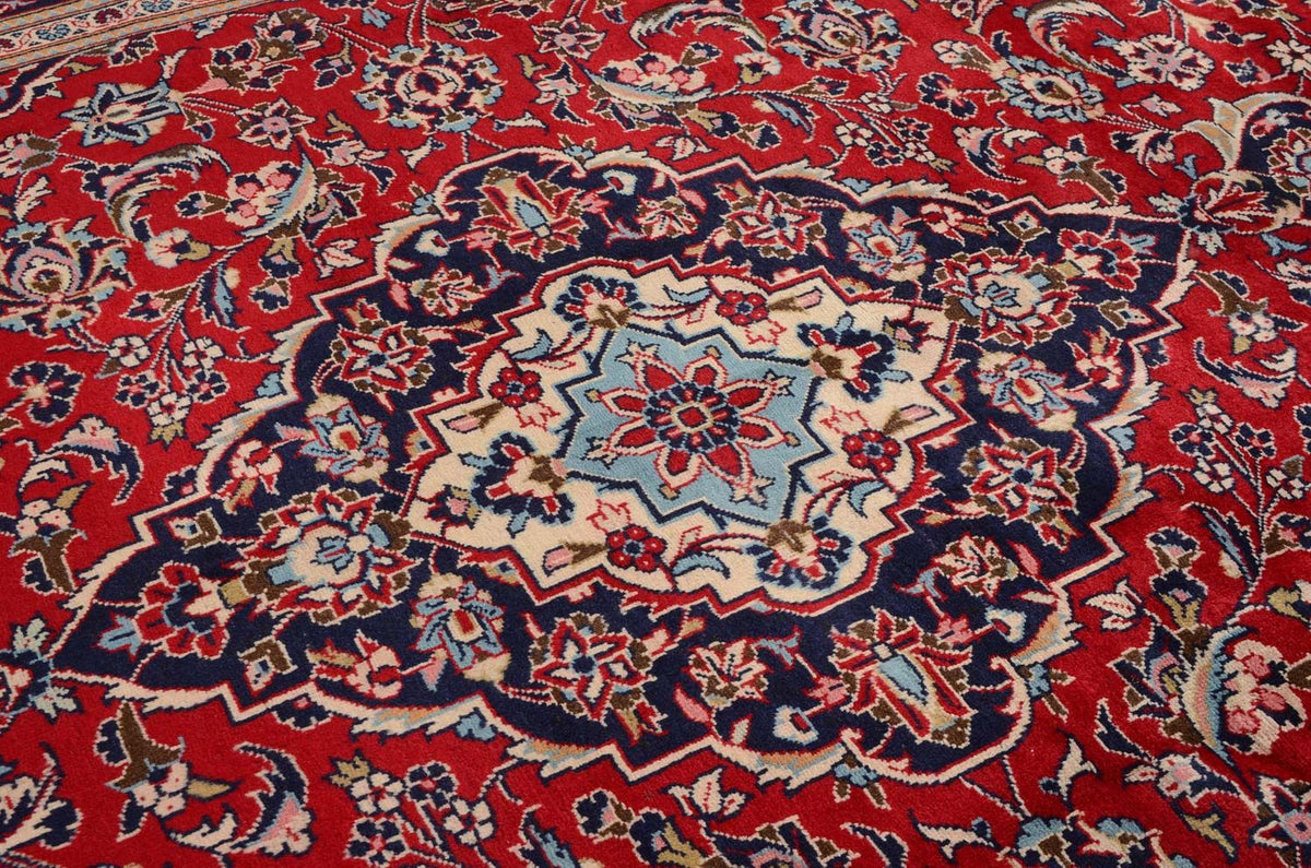Perzisch tapijt - Keshan - 351 x 239 cm - rood