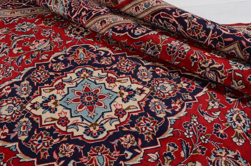Perzisch tapijt - Keshan - 351 x 239 cm - rood