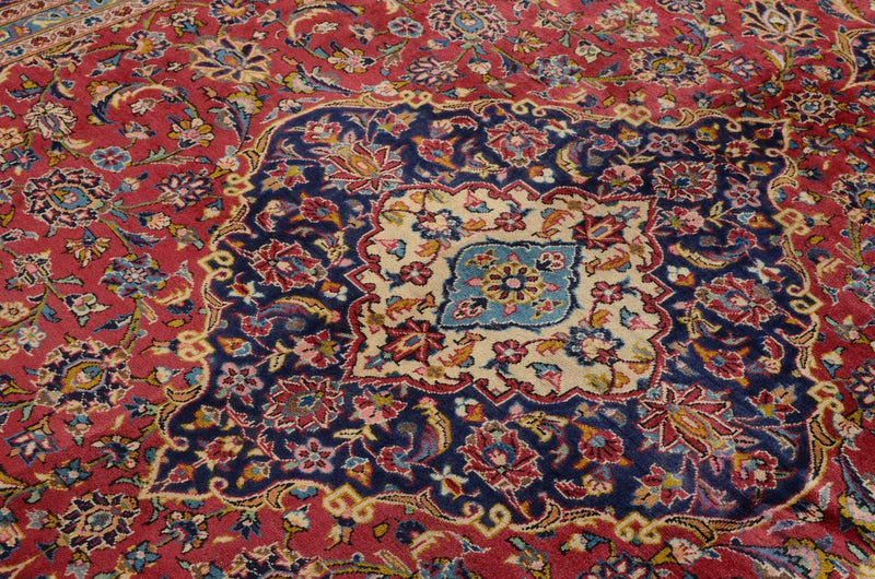 Perzisch tapijt - Keshan - 344 x 243 cm - rood