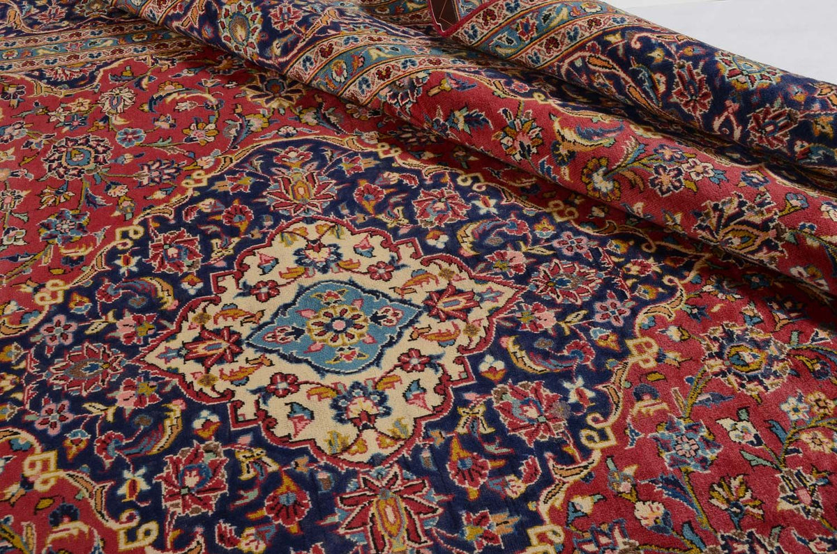 Perzisch tapijt - Keshan - 344 x 243 cm - rood