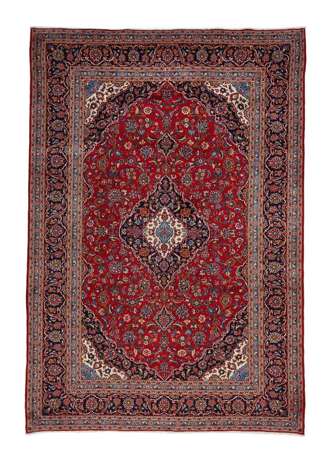 Perzisch tapijt - Keshan - 365 x 253 cm - rood