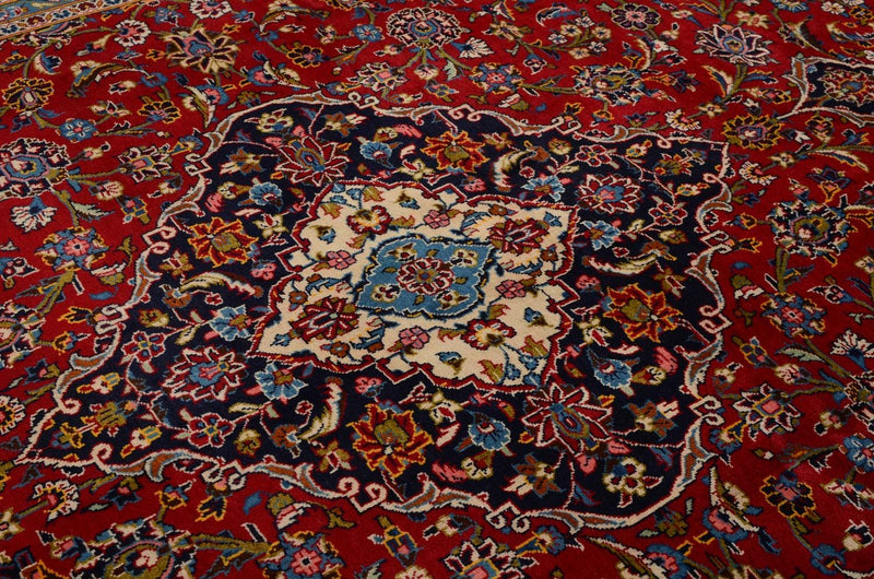 Perzisch tapijt - Keshan - 365 x 253 cm - rood