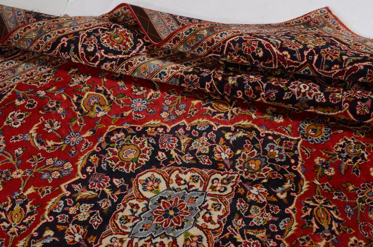 Perzisch tapijt - Keshan - 342 x 246 cm - rood