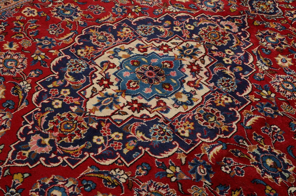 Perzisch tapijt - Keshan - 328 x 237 cm - rood