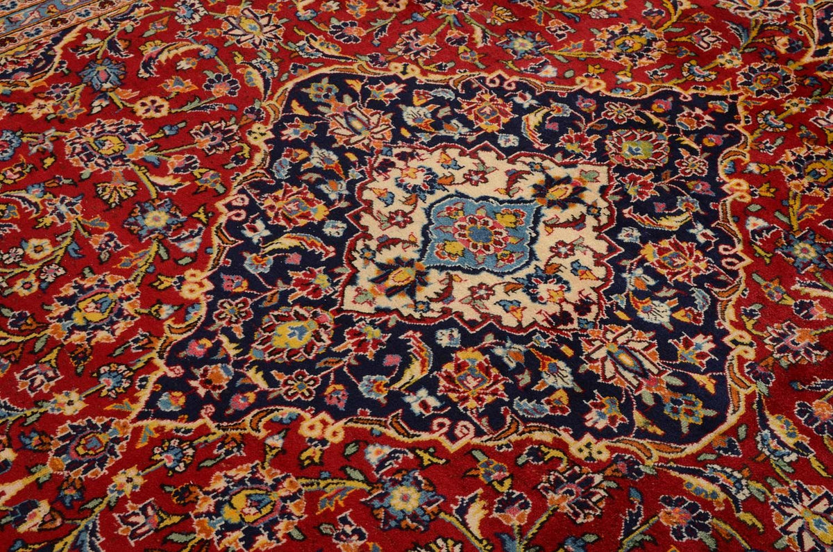 Perzisch tapijt - Keshan - 358 x 246 cm - rood