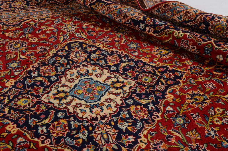 Perzisch tapijt - Keshan - 358 x 246 cm - rood