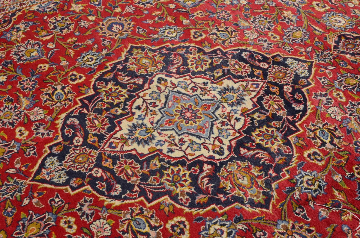 Perzisch tapijt - Keshan - 349 x 246 cm - rood
