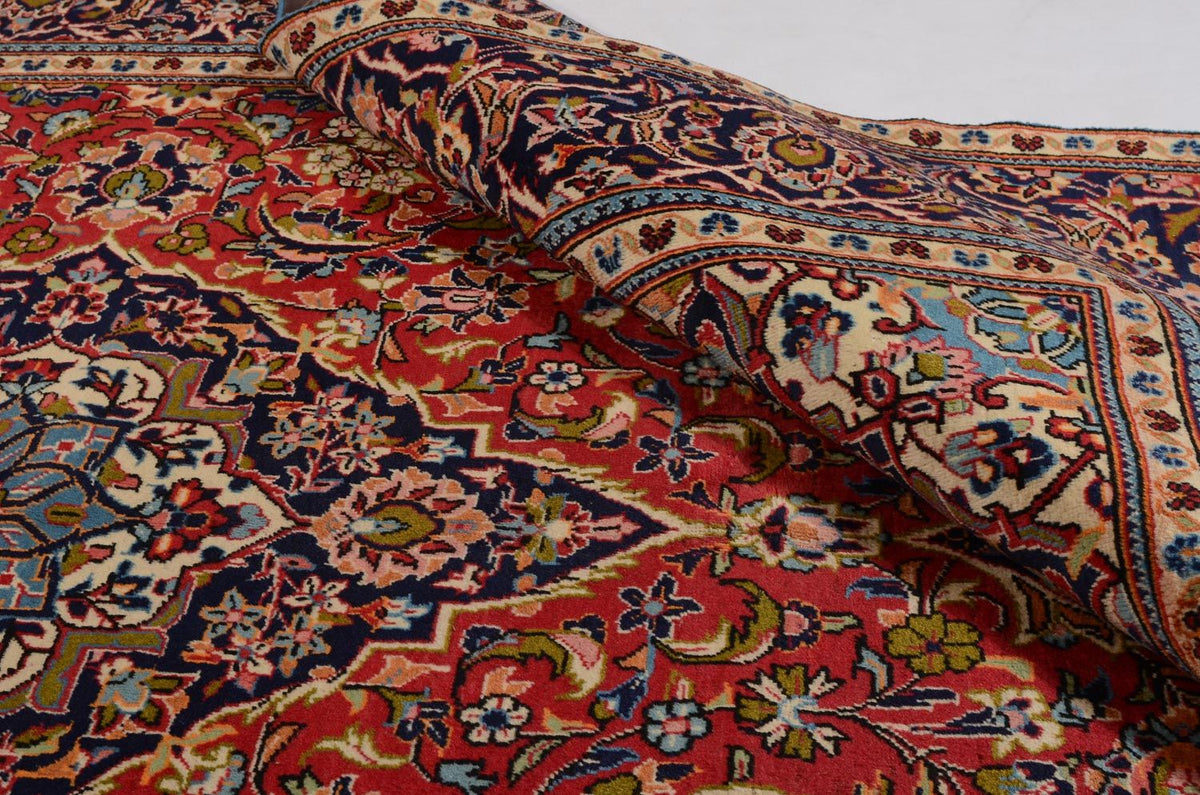 Perzisch tapijt - Keshan - 295 x 192 cm - rood