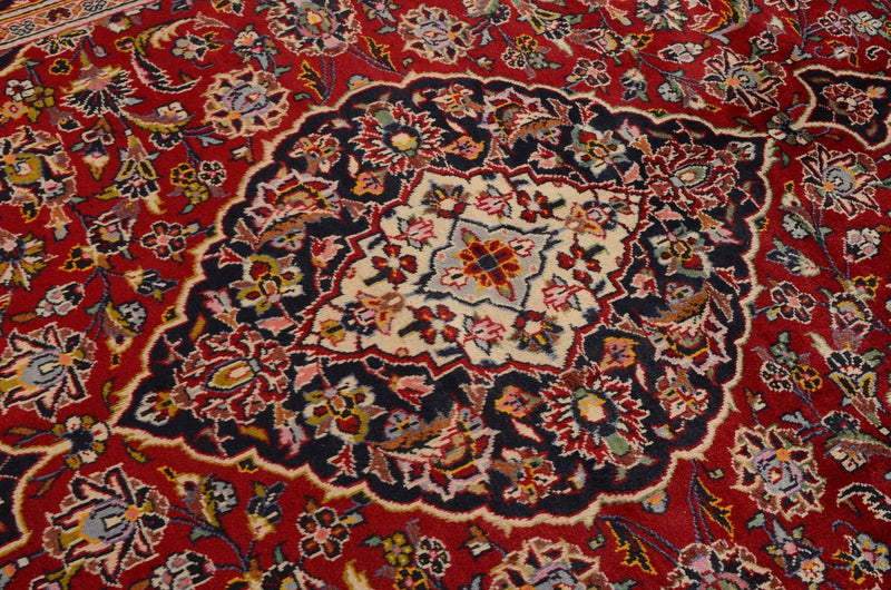 Perzisch tapijt - Keshan - 299 x 194 cm - rood