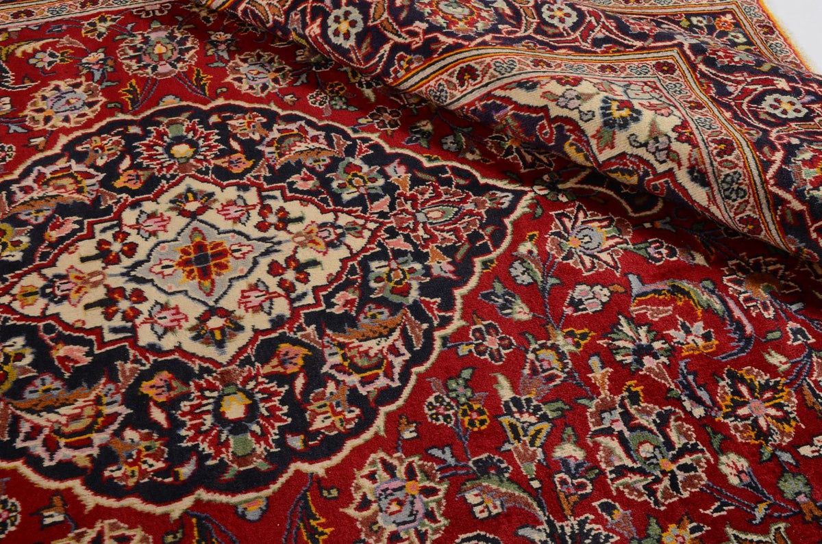 Perzisch tapijt - Keshan - 299 x 194 cm - rood