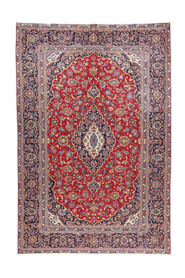 Perzisch tapijt - Keshan - 286 x 194 cm - rood