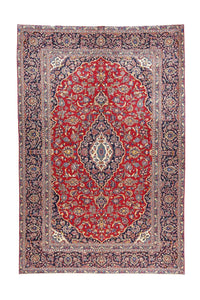 Perzisch tapijt - Keshan - 286 x 194 cm - rood