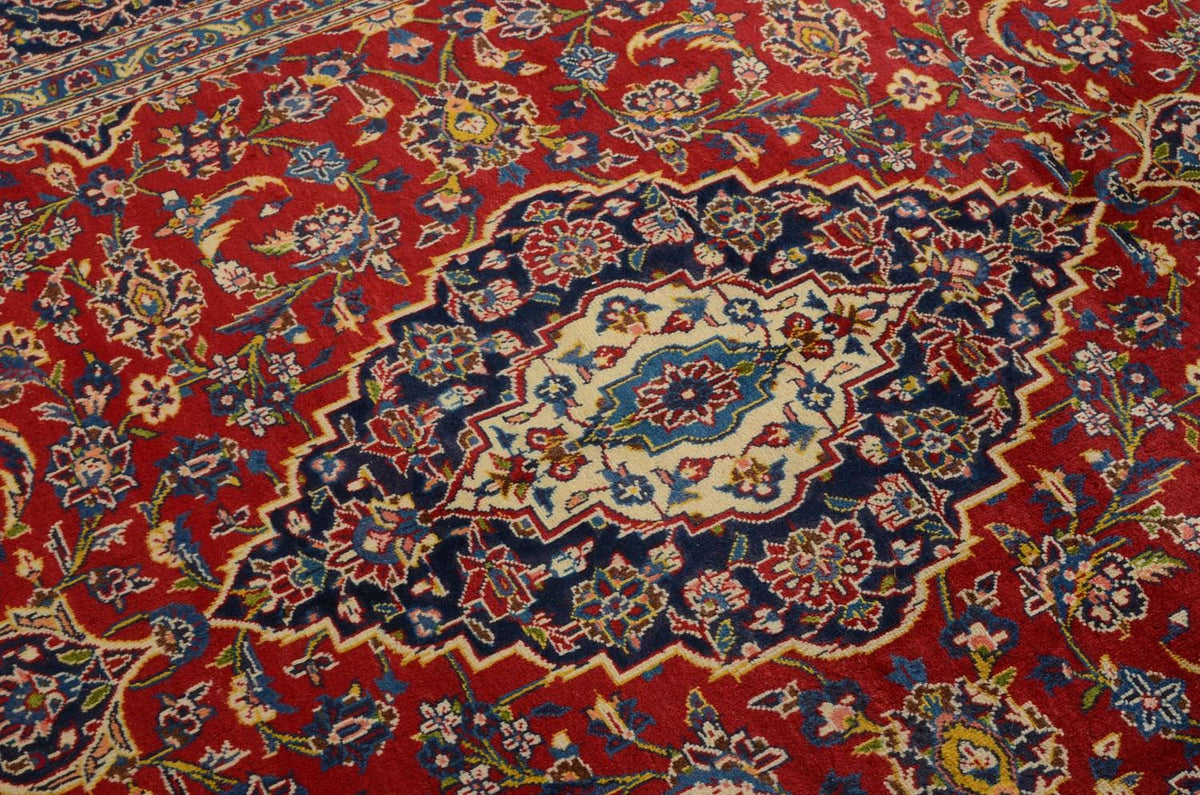 Perzisch tapijt - Keshan - 286 x 194 cm - rood