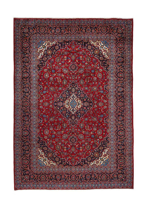 Perzisch tapijt - Keshan - 352 x 246 cm - rood