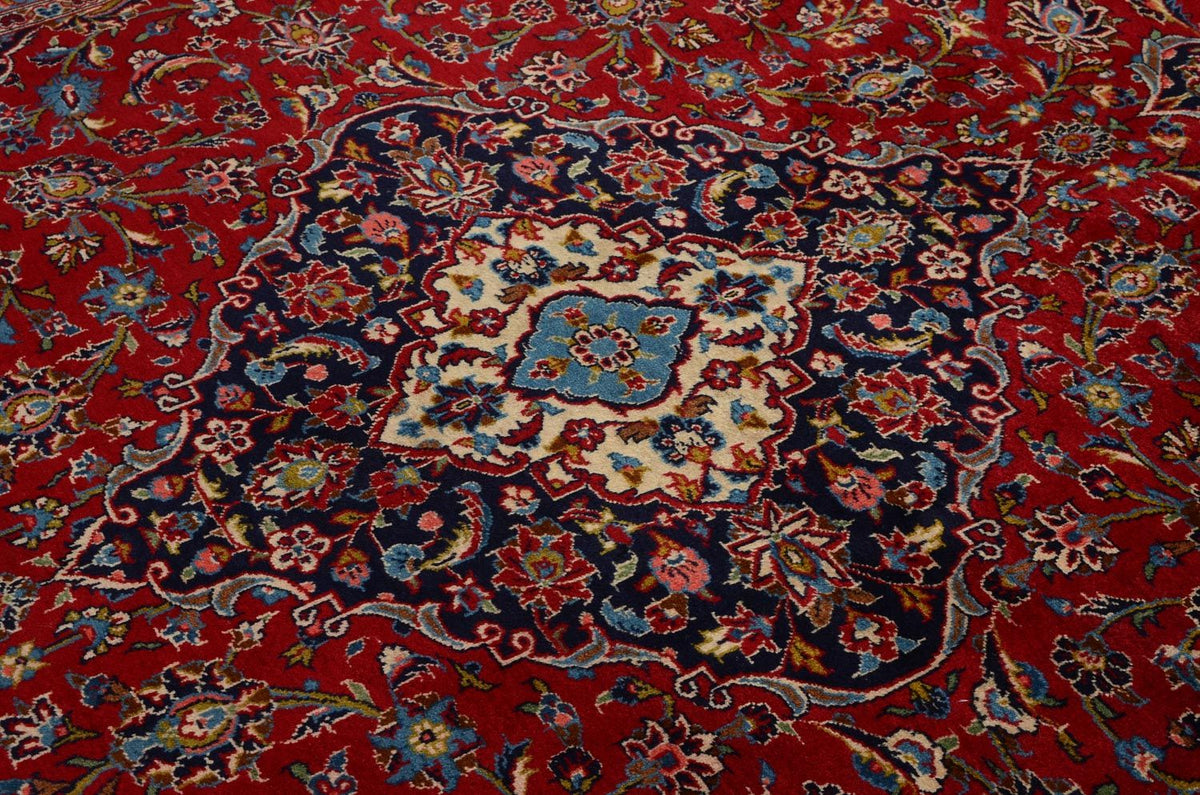 Perzisch tapijt - Keshan - 352 x 246 cm - rood