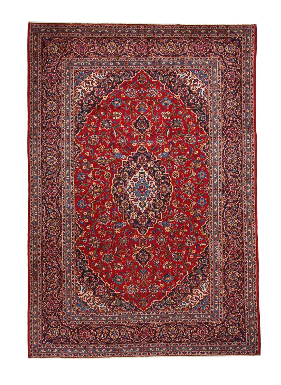 Perzisch tapijt - Keshan - 357 x 245 cm - rood