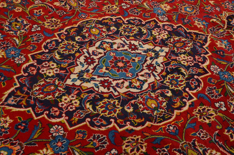 Perzisch tapijt - Keshan - 357 x 245 cm - rood